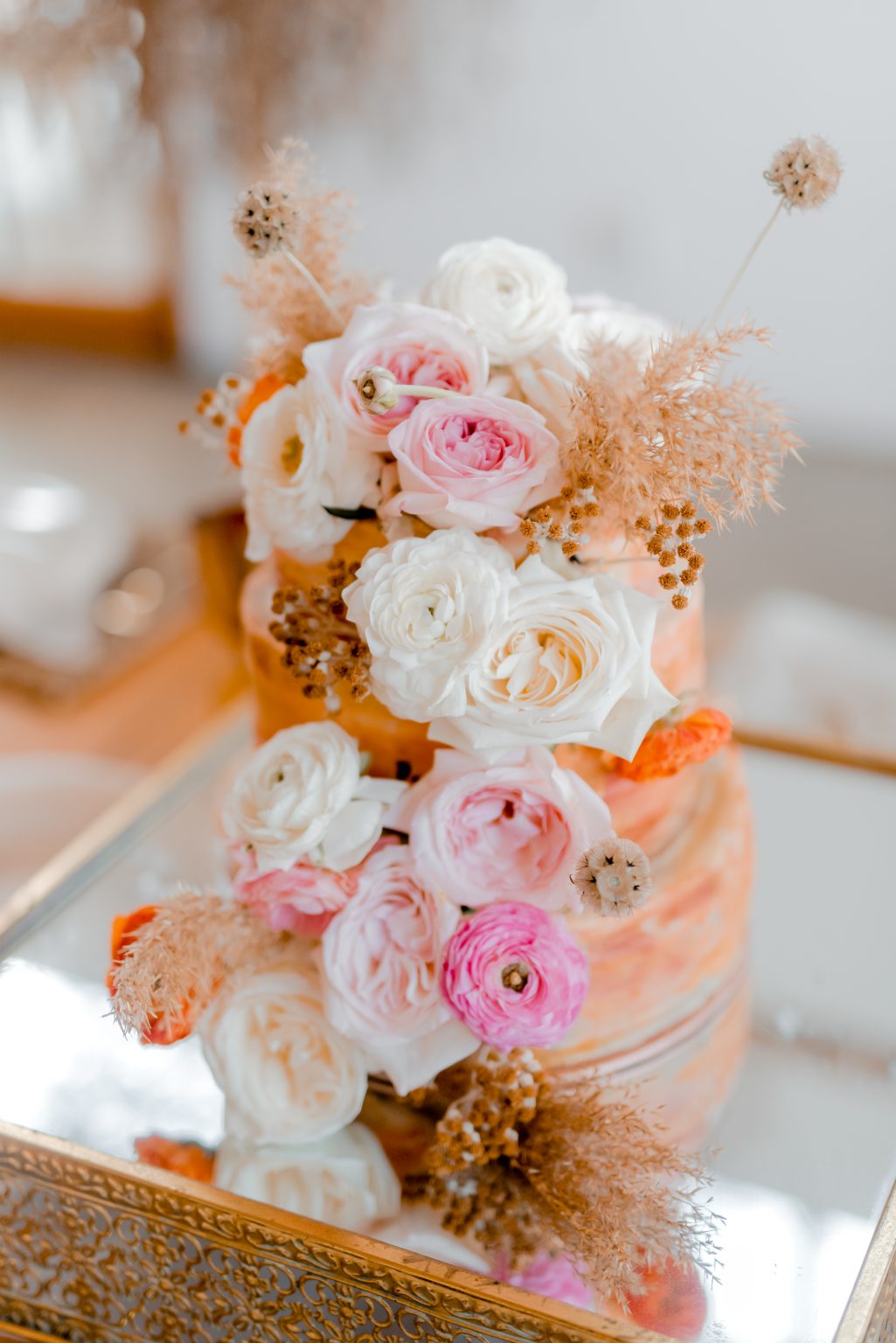 Pink floral arrangements - 2